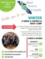 Winter A Cappella Boot Camp 2025